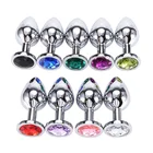 2021 Best Seller Men Women Sex Toy 3PCS/Set Adult BDSM Gift Stainless Metal With Jewel Anal Plug Set Women Butt Plug