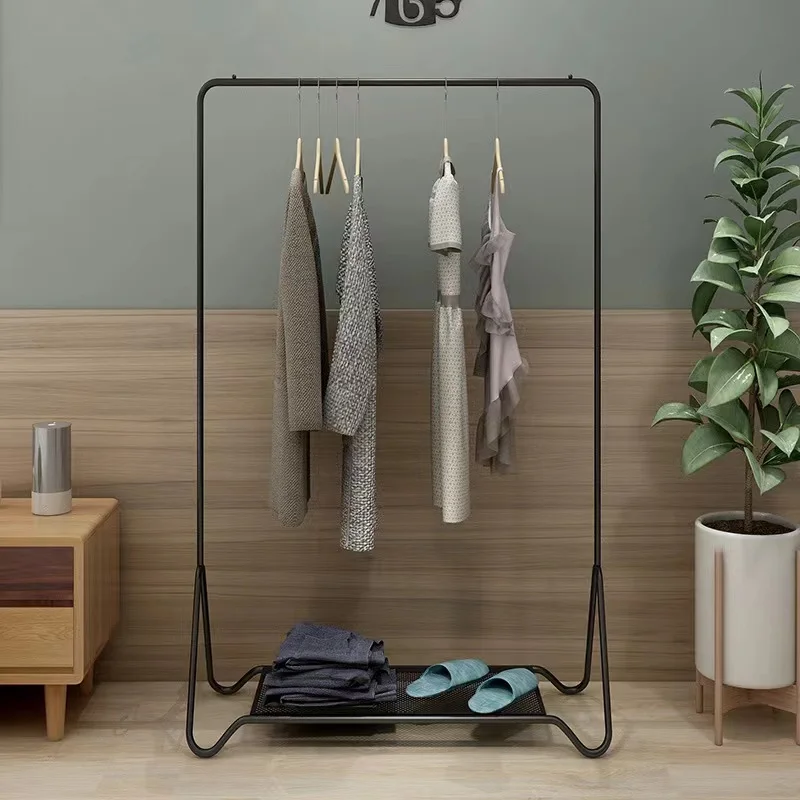 Modern style stainless steel clothes clothing display stand for shop
