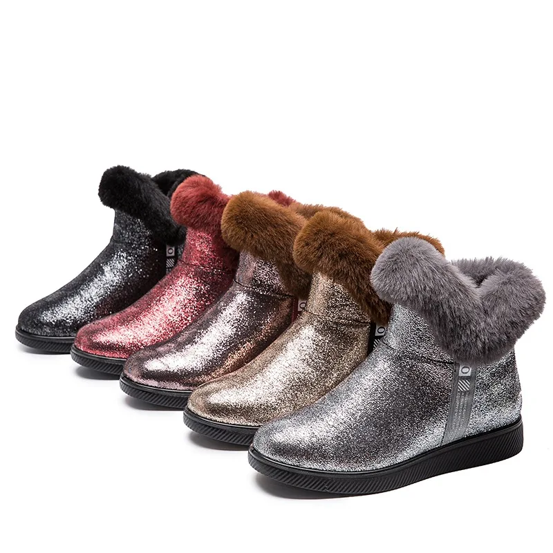 women's glitter winter boots