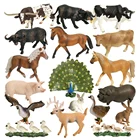 Plastic Animal Plastic Farm Animal Toys Horse Pig PVC Domestic Animal Model