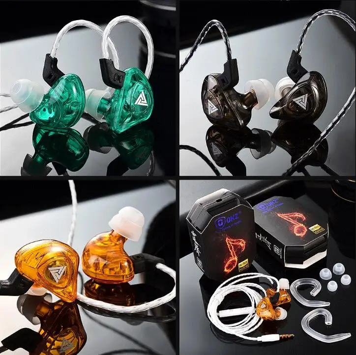 QKZ CK5 Wired Earphone In-ear Headset Sports Surround Earphones Hifi Bass Dynamic Subwoofer Headphones