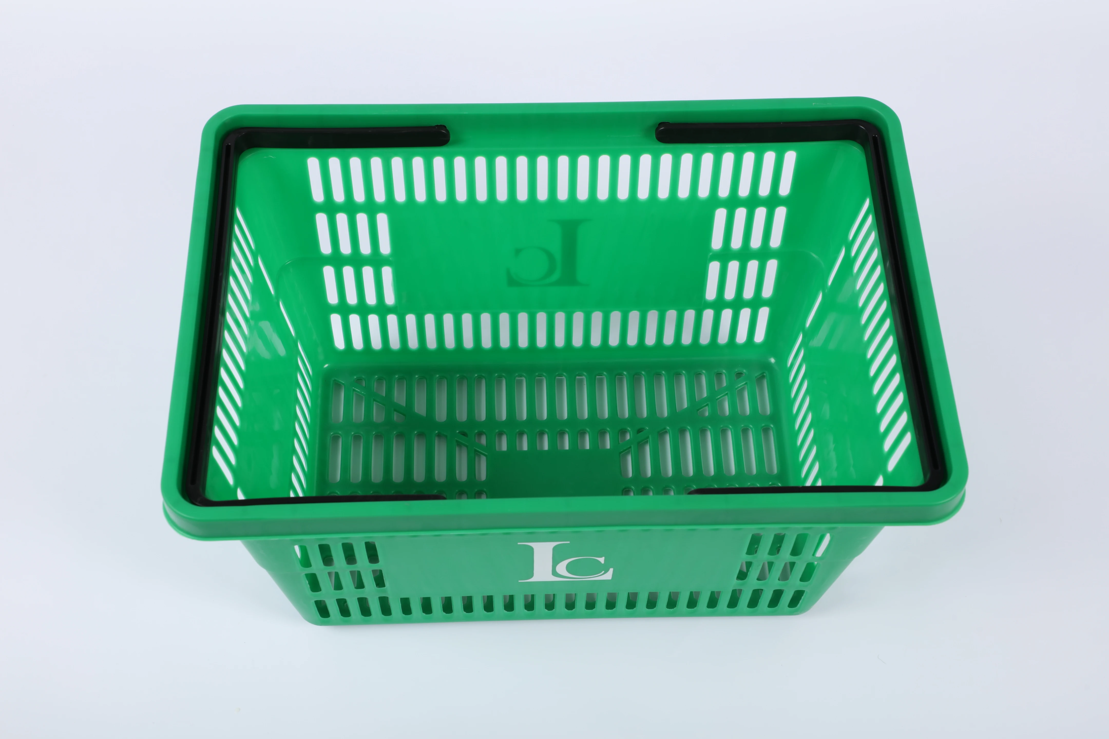 Multifunction Eco-friendly Customized Supermarket Grocery PP Plastic Mesh Storage Basket with Handle details