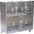 Cage Cages HACENOR Stainless Steel Veterinary Hospital Cage Veterinary Cages Stainless Steel Vet Cages