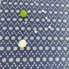 100% Denim Fabric New Style Blue 100% Cotton Eyelet Embroidery Denim Fabric For Jeans And Coat