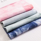 Tie Dye Fabric Wholesale Autumn Winter 320gsm Knitted French Terry 100% Cotton Tie Dye Fabric