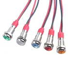 WD06L Series Signal Lamp Pilot Light Indicator 6mm Metal Lamp Indicators