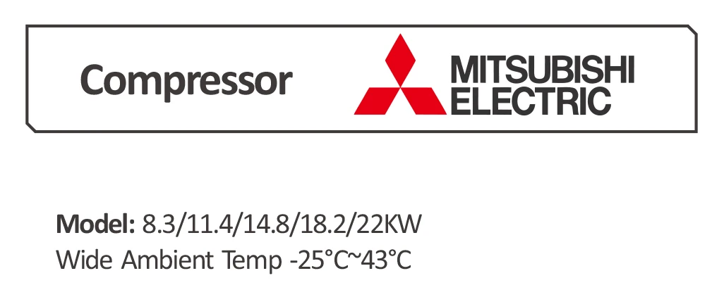 Air Source Heat Pump, EVI, Inverter, Titanium, COP - detail 10