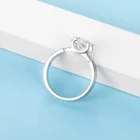 Diamonds Ring Ring Silver Loose Moissanite Diamonds Silver Ring 1ct 6.5mm Moissanite Jewelry