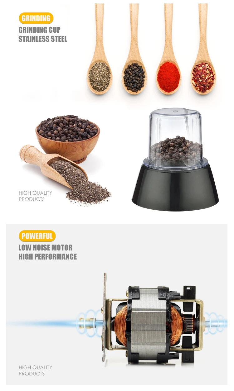 Liquidificador elétrico de frutas / gelo de mesa de alta velocidade com jarra de plástico de 1,5L
