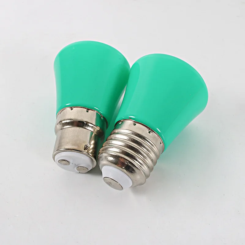 led color light bulb Yellow green blue red E27 screw home night market display case decoration commercial small light bulb