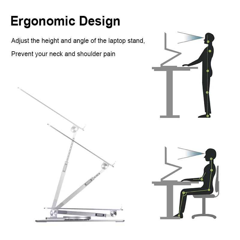 laptop Stand rotating laptop table height adjust support standing phone tablet stand holder