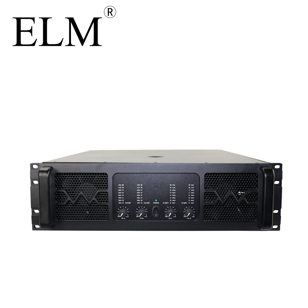 Hot Amplifier Tg-2047 3u 4 Channel 