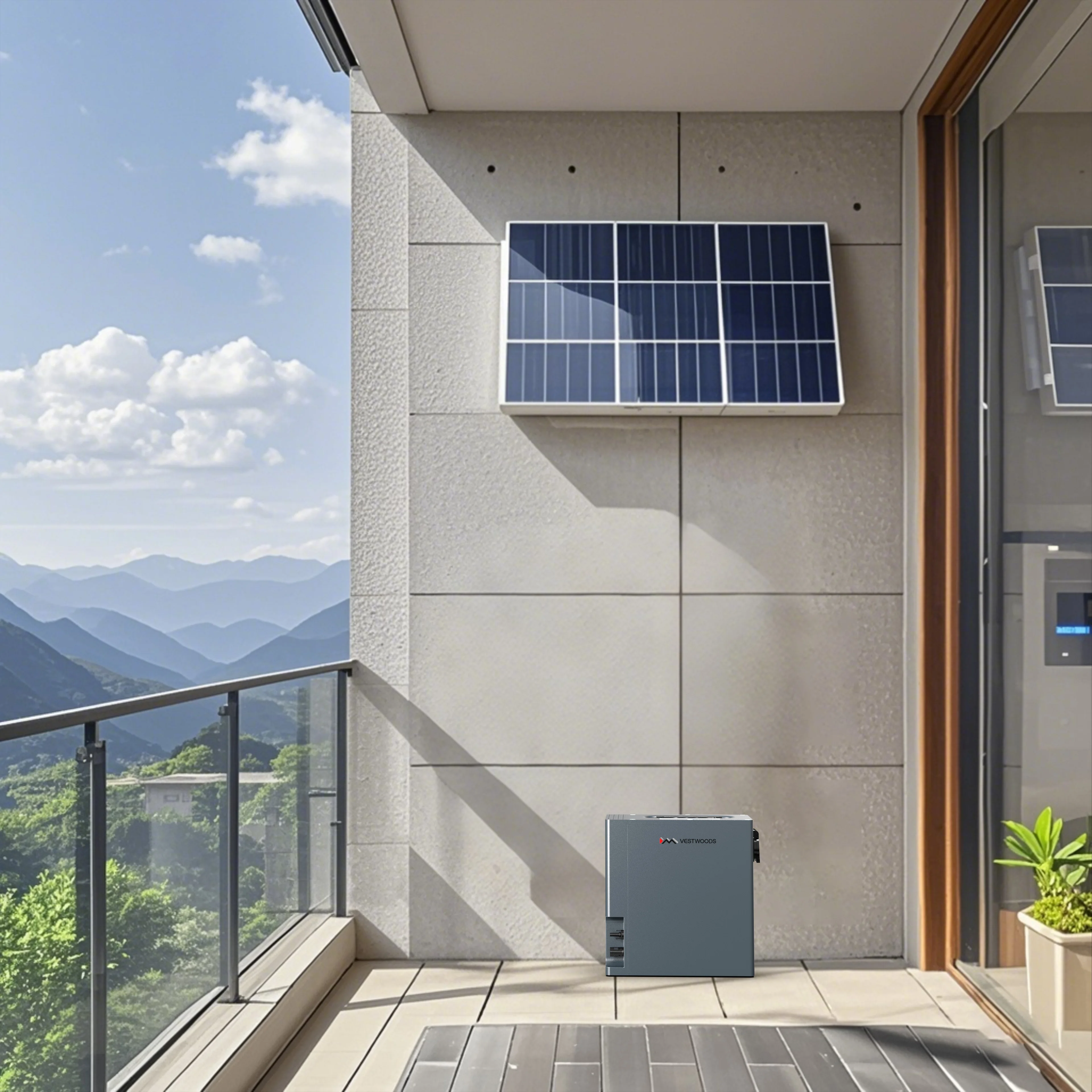 Vestwoods 2009.6Wh 1000W Portable Solar Generator Power Station with UPS & Lithium Iron Phosphate (LiFePO4) Battery 6.4V,314Ah, 2yrs warranty 6 H95d932d9df3b4b0abaf2c078dfc22d059 The Vestwood 2009.6Wh Power Station is a reliable 1000W portable solar generator with 1500W peak power and a long-life LFP battery. Perfect for home backup, blackouts, and solar charging, it powers essential appliances like fridges, 55” TVs, laptops, WiFi routers, lights, and microwaves safely and quietly. Battery: 2009.6Wh, 6.4V LFP AC Output: 1000W continuous / 1500W peak, 2 sockets, 220–240V, 50Hz AC Input: 1150W max, full charge in 2.5 hrs (~3 units of electricity) Solar Input: 600W max, MC4 port, full charge ~4 hrs UPS Mode: Switches in <20ms Noise Level: <25dB, natural cooling Dimensions: 304×200×310mm, Weight: 19kg, IP20 Protections: AC overcurrent, short-circuit, PV overcurrent, battery temperature