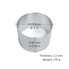 Mould Square 304 Stainless Steel Mousse Cake Mould 4-inch Square Mousse Ring