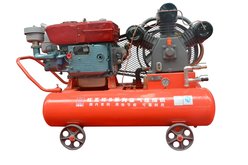 Hongwuhuan mining 7 bar 2m3  diesel engine portable air compressor W3108 air compressor minng