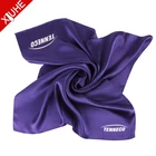 Scarves Digit Scarves OEM Custom Logo 100% Silk Scarves Company Logo Women Digital Printing Satin Silk Scarf