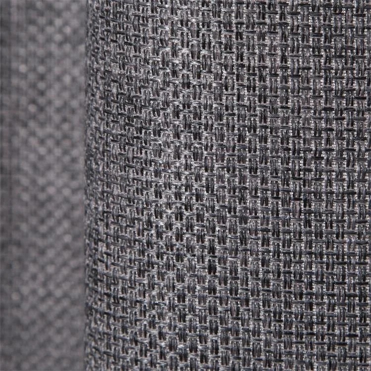 Amazon hot selling wholesale textured gray curtains with low Shading Rate