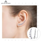 Earring Earrings Silver Earrings Factory Directly Selling Silver Needle Earring Hook Large With White Zircon
