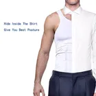 Mens Slimming Tanktop Compression Body Shaper Slim Shirt Abs Vest Workout Abdomen Undershirts
