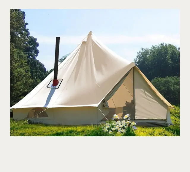 Sibley UK cotton 5m canvas bell tent manufacture outdoor canvas camping tent