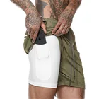 Shorts Pants Fashion Design Fitness Gym Shorts With Inner Pocket Breathable Lightweight For Men Workout Summer Pants
