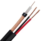 Price Rg59 Cable Rj59 Power Factory Price RG59 2C Cable RJ59 Coaxial Cable RG59 With Power Siamese CCTV Cable