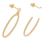 Jewels High Quality Custom Design E-1130+CNC-E-1124-1 Simple Hoop Small Earrings Jewels Silver Earring