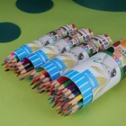 School Colored Drawing Pencils Custom School Kids Drawing Stationery Professional Artist Paper Box Colored Pencils