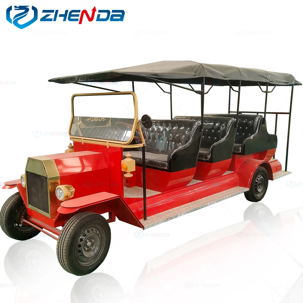 Chinese manufacturer 5 Seats Electric Retro Vintage Car Classic Car Golf Cart for sale