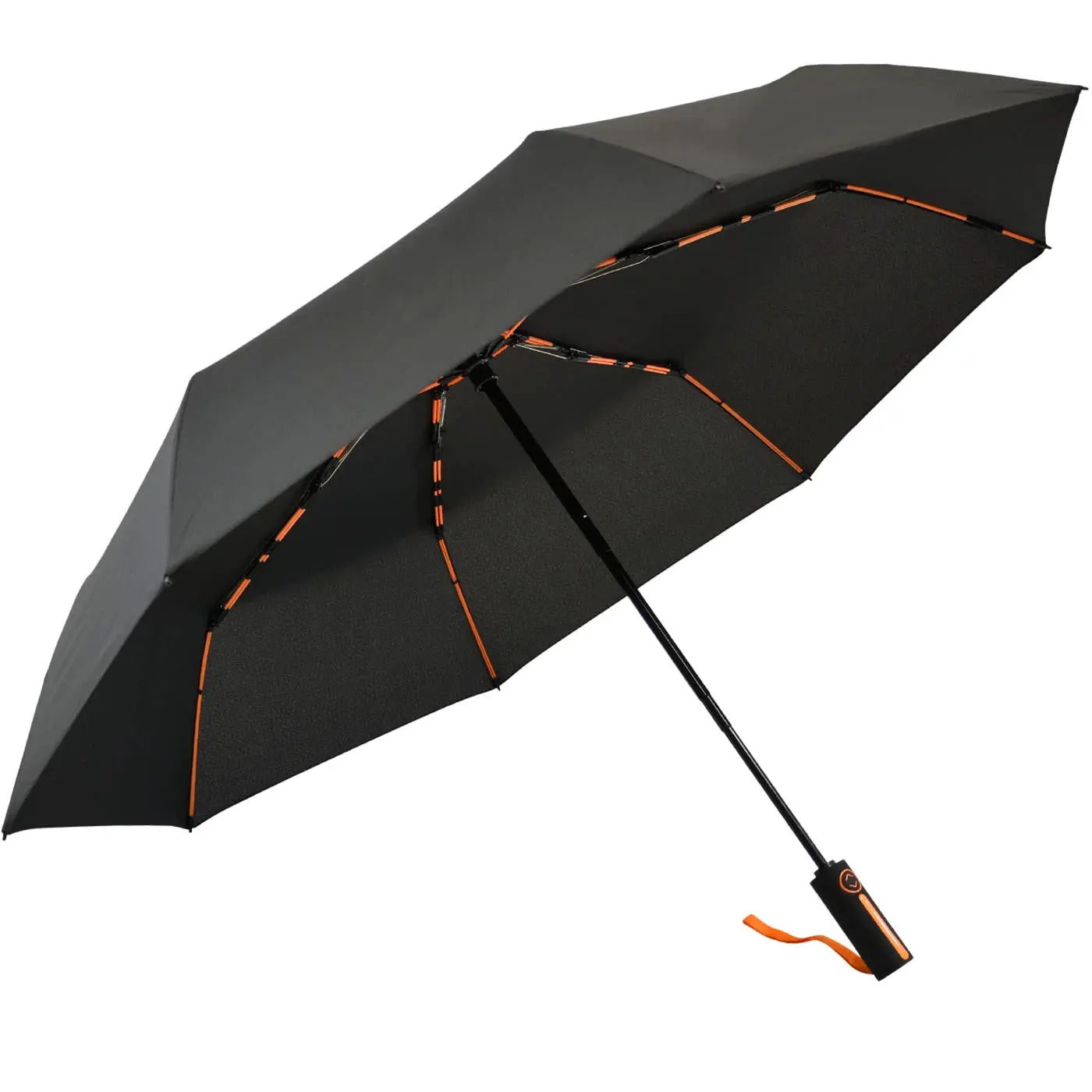 high quality Fiberglass Pocket Umbrella with Coloured Spokes windproof and uv  promotional mini outdoor folding umbrella