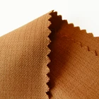 customized orange plain 100% polyester woven abaya fabric