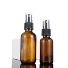 Wholesale Amber Spray Bottle Spray Bottle Glass Wholesale 2oz 60ml Amber Round Boston Glass Spray Bottle
