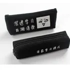Pencil School Plain Canvas Pencil Case Cotton Canvas Pen Bag Big Capacity School Girl Canvas Pencil Bag