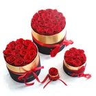 New Wedding 2020 New Arrival Wedding Decoration Flower Real Preserved Roses Box Gift Item For Guests