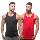 Singlets Custom Wholesale DIY Men Custom Tank Top 2020 Summer Bodybuilding Vest Top Singlets