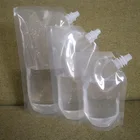 Plastic Pouch Reusable Stand Up Plastic Custom Liquid Fruit Juice Drink Packaging Spout Pouch Bag