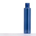 Blue Bottle Wholesale Fashionable 100ml Flat Shoulder Blue Petg Bottle Flat Shoulder Bottle