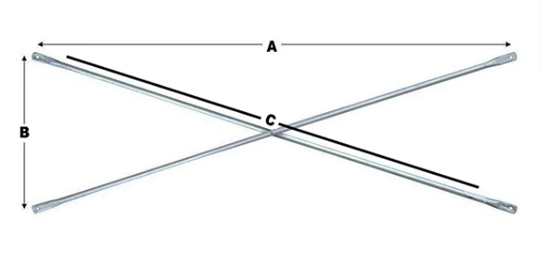 1.7m/1.9m Height Door Frame Mobile Walk Through Ladders H Frame Scaffold