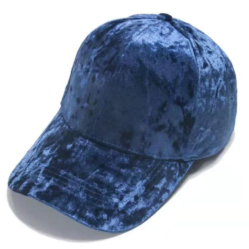 made in china adults custom 6 panel blank velvet baseball hat