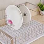 Racks SUS 304 Stainless Steel Kitchen Single Layer Bowl Plate Drainer Drying Shelves Dish Racks