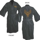Terry Robes Robe Terry Personalized Terry Bath Robes For Men Black Custom Plush Embroidered Robe With Hood