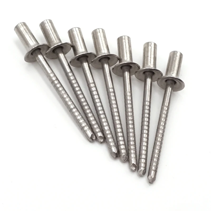 4.8mm x 18mm Blind Pop Rivets Countersunk Stainless Body Stainless Stem 100 PACK 