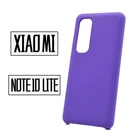 10 Cover For Xiaomi Note 10 Lite Original Silicon Case Shockproof Soft Silicone Cover Case With Custom Logo
