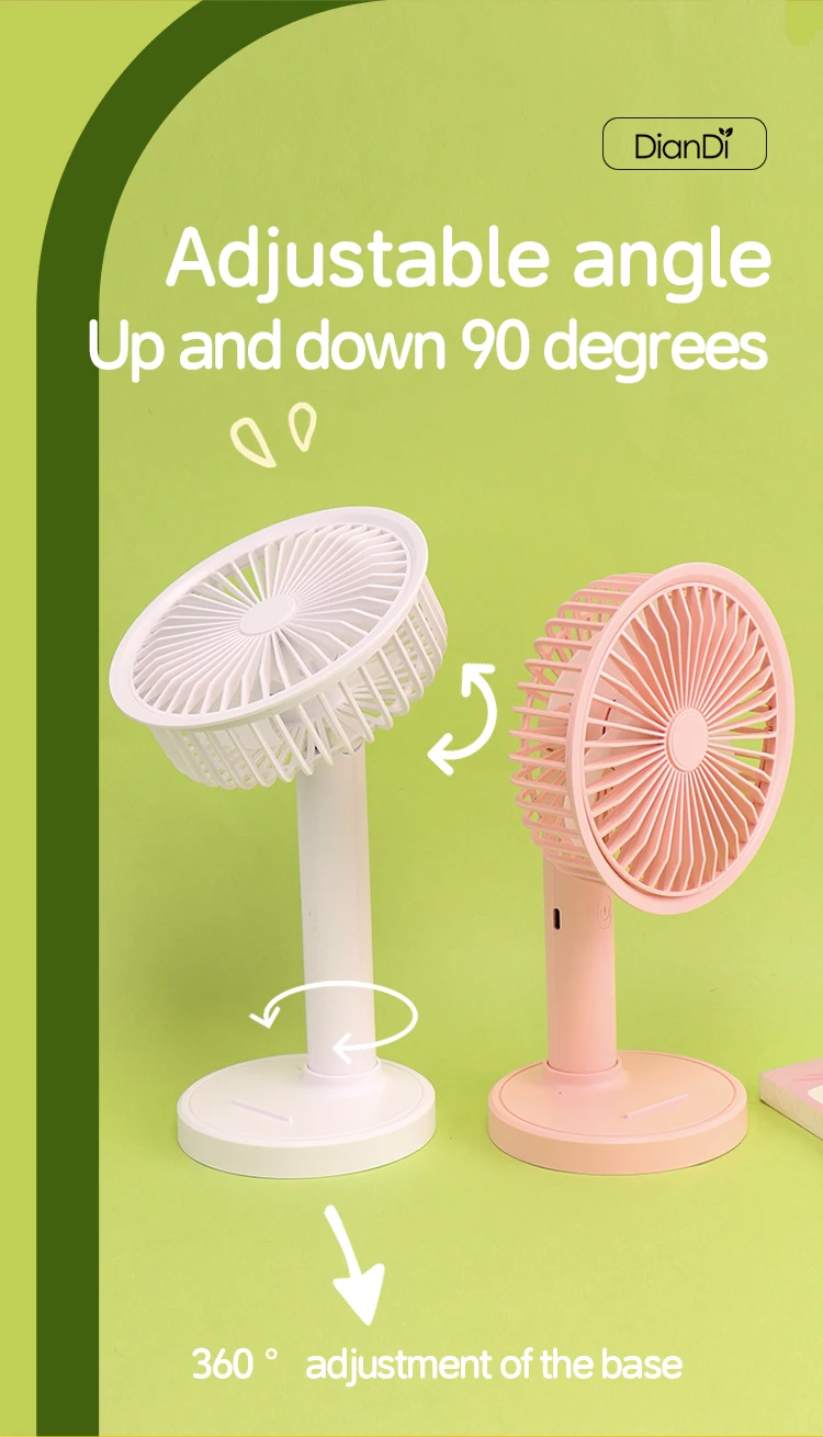 Portable Rechargeable Mini Fan, DD8007, USB - detail 16