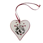 Hang Decoration Ceramic Cute Cat Heart Hang Kitty Decoration Hang