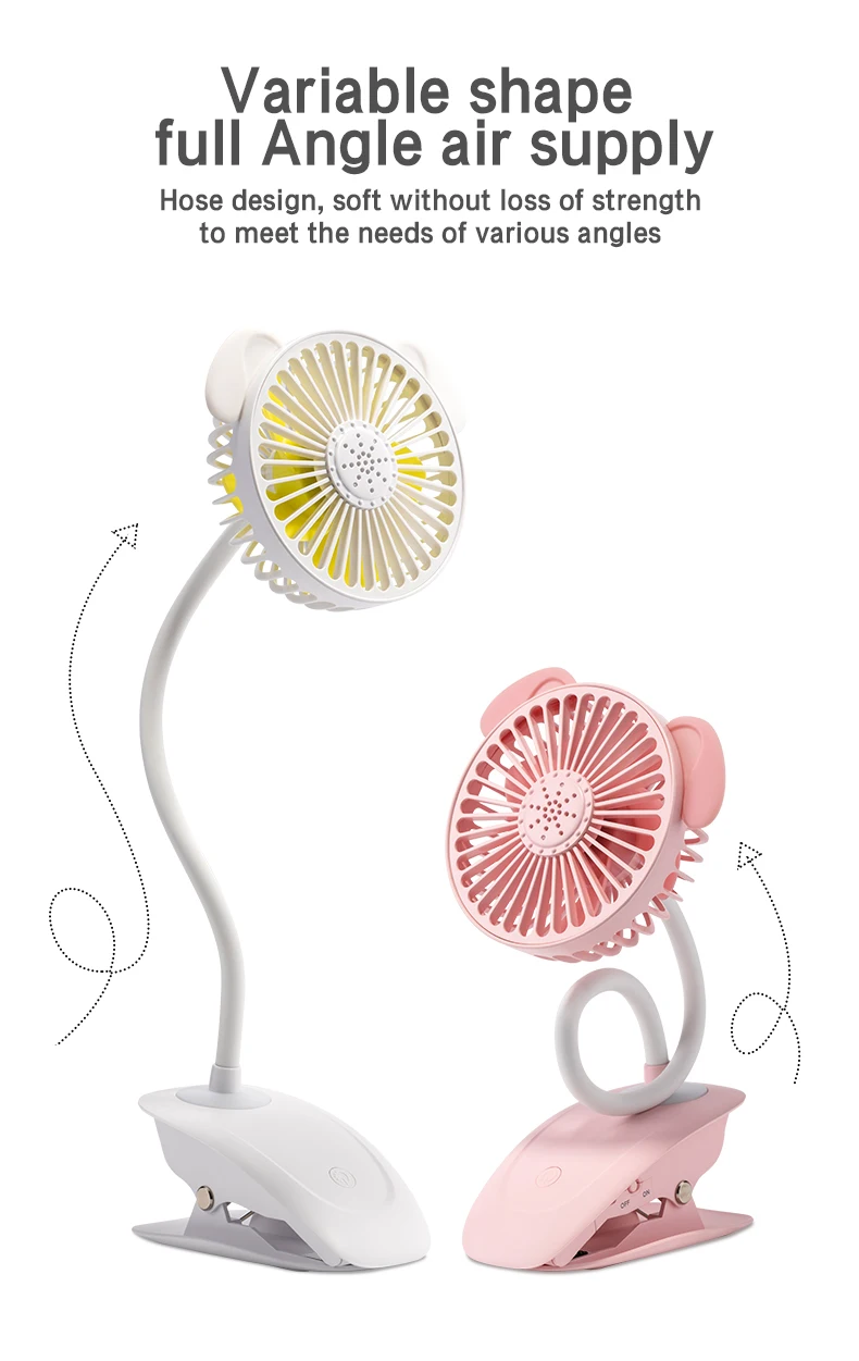 Rechargeable Mini Desk Fan, USB, DC5V-1A, Battery - detail 10