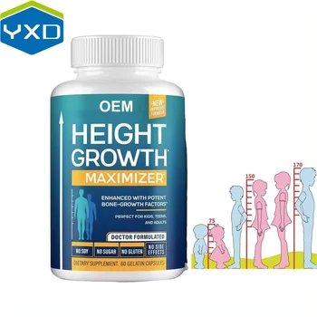 Factory OEM Height Growth Capsules Natural Height Pills To Grow Taller Growth Pills With Calcium For Bone Strength