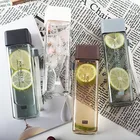 Bottle In Custom Logo High Quality Drink Portable Transparent Bpa Free Plastic Sport Clear Square Water Bottle In Bulk