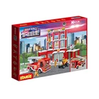 Educational Toys High Quality Popular DIY Custom Fire Brigade Plastic Educational Building Blocks Bricks Toys For Children