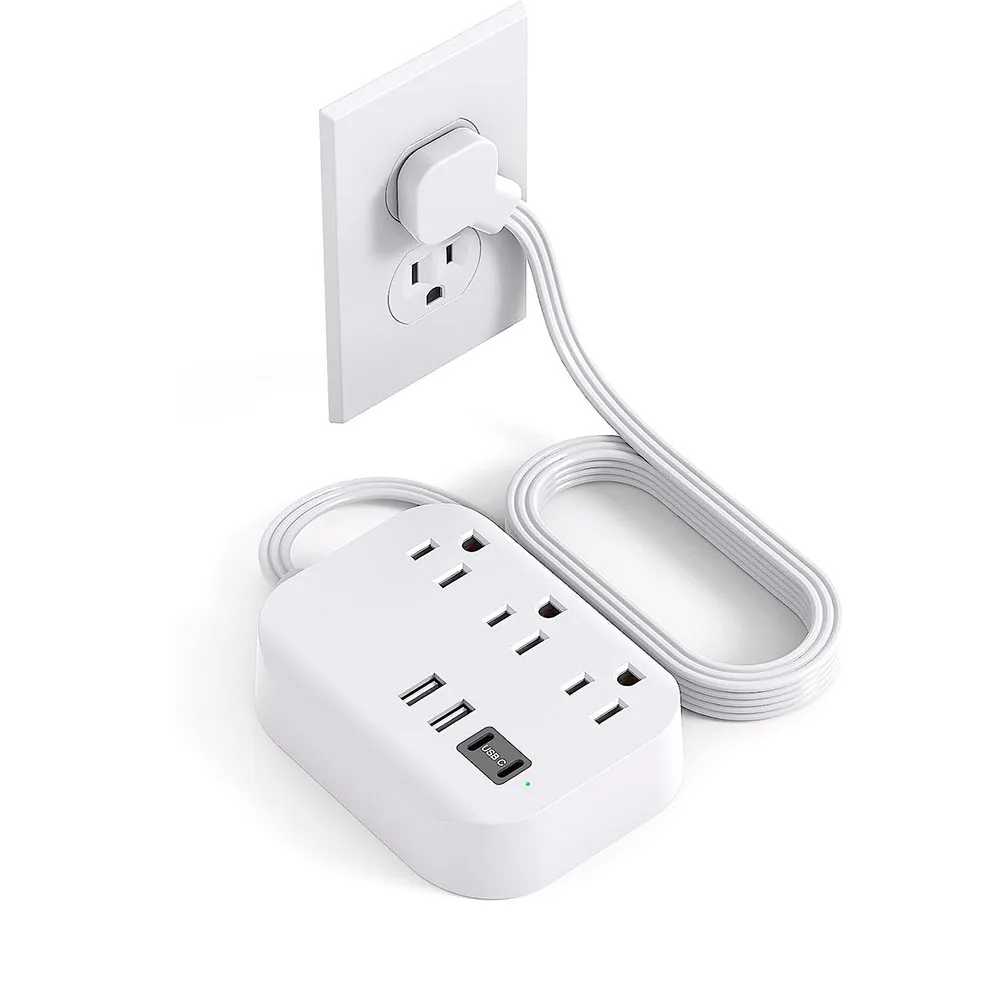 Mifaso Way Power Strip Multi Plug Outlet Extender With Usb Power